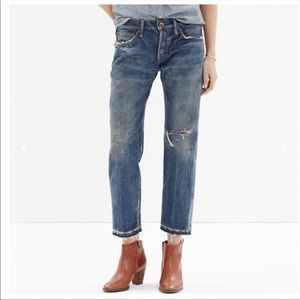 Chimala Selvedge Straight Leg Vintage Blue Jeans Size 30